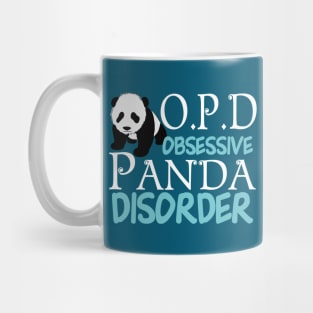 Cute Obsessive Panda Disorder Mug